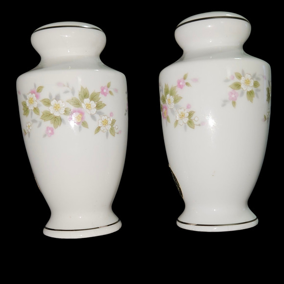 VTG Lenore Salt & Pepper Shakers Oriental Original Japan Treasure Chest Floral - Picture 5 of 7